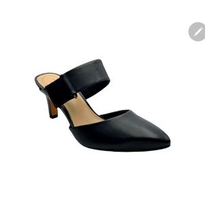 Clarks Black Mules